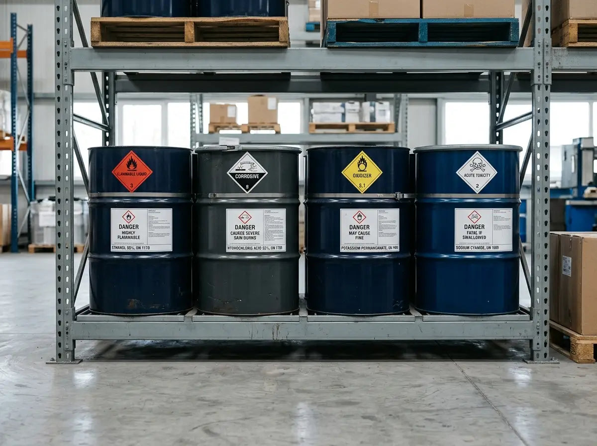 Especialista en Seguridad en el Almacén de Productos Químicos